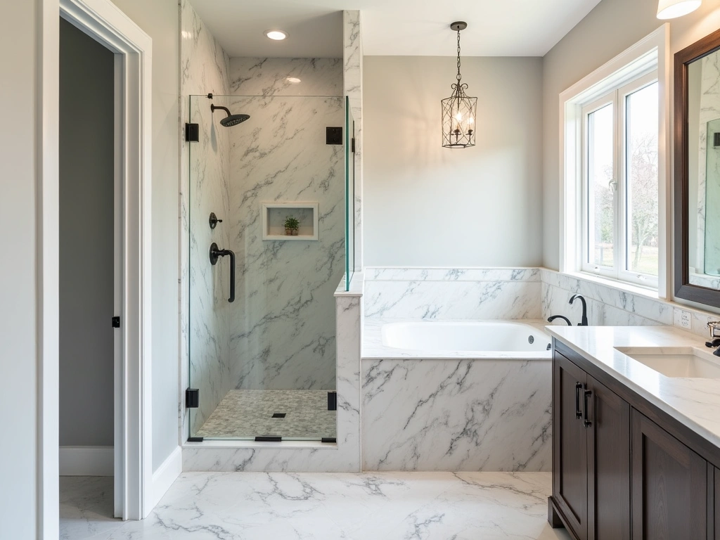 Construction progress - bathroom